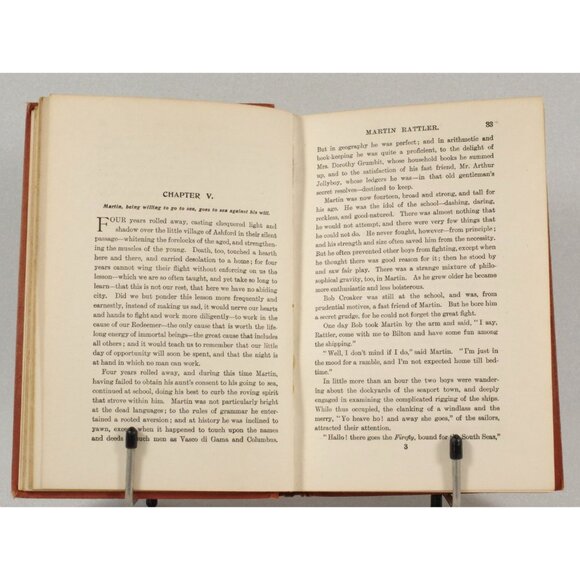 Antique Art Deco Book "Martin Rattler" by R M Ballantyne, Thomas Nelson and Sons - Picture 6 of 8